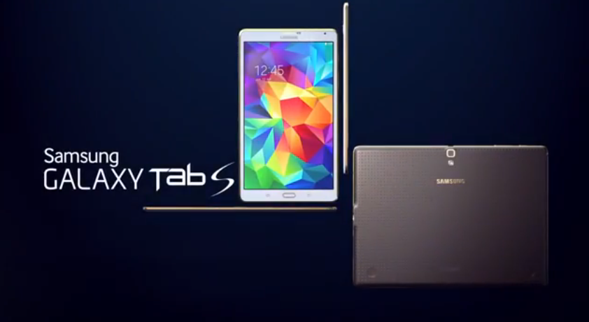 Spot Samsung Galaxy Tab S
